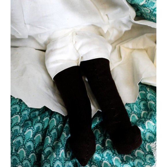 Caribbean Island Style Doll Green Dress Lace Trim Souvenir Ethnic New Orleans - Picture 12 of 12